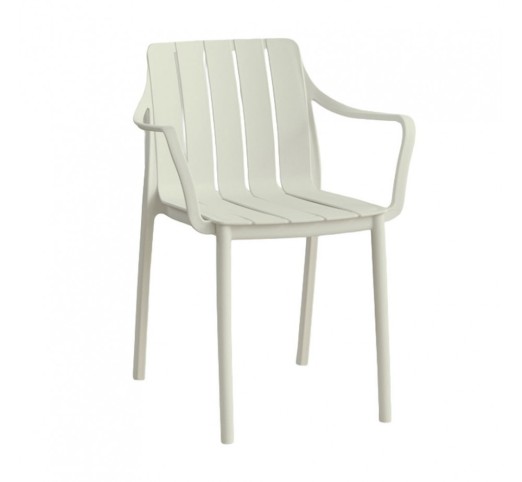 PORTO ΠΟΛΥΘΡΟΝΑ OFF WHITE 57x54,5xH80cm
