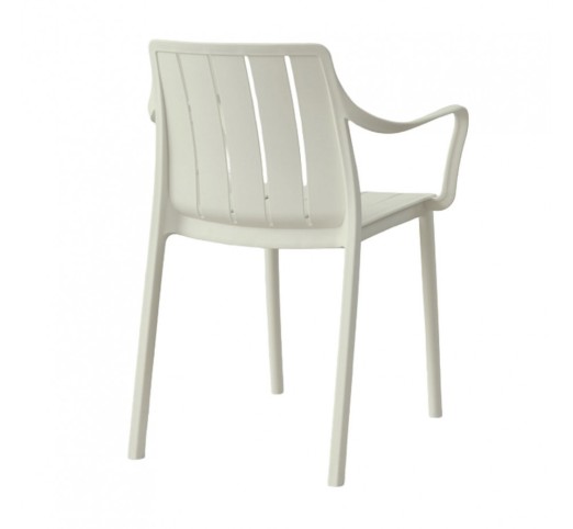PORTO ΠΟΛΥΘΡΟΝΑ OFF WHITE 57x54,5xH80cm