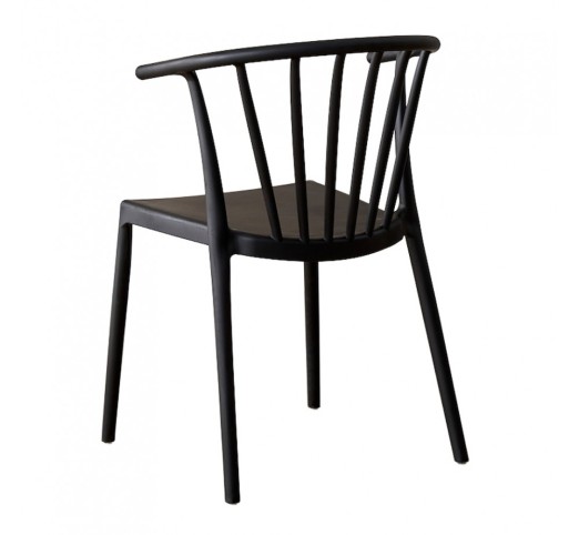 RAYA CHAIR BLACK 53x51xH77,5cm