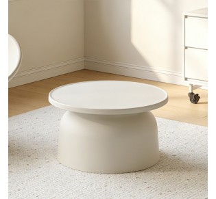 DOMI COFFEE TABLE OFF WHITE 67x67xH36cm