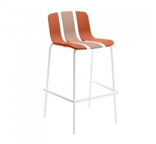 ART STOOL BAR TERRACOTTA MOCCA 51x44xH105cm