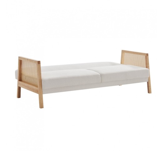 AMMOS SOFA BED 3SEAT OFF WHITE 196x82xH81cm