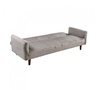 COTTLE ΚΑΝΑΠΕΣ ΚΡΕΒΑΤΙ 3ΘΕΣΙΟΣ ΓΚΡΙ ΑΝΟΙΧΤΟ 213x79xH73cm