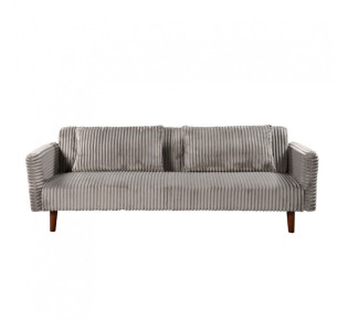 COTTLE ΚΑΝΑΠΕΣ ΚΡΕΒΑΤΙ 3ΘΕΣΙΟΣ ΓΚΡΙ ΑΝΟΙΧΤΟ 213x79xH73cm