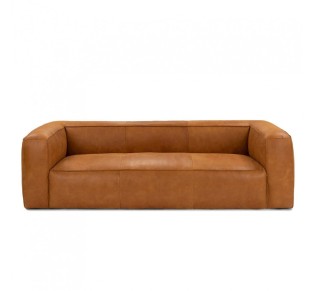 HACKET SOFA 3SEAT CAMEL 230x95xH66cm