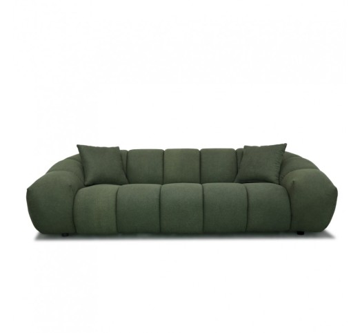 BOSSANOVA ΚΑΝΑΠΕΣ 3ΘΕΣΙΟΣ ΠΡΑΣΙΝΟ ΣΚΟΥΡΟ 255x115xH71cm