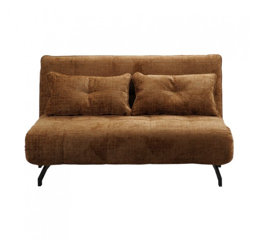 ESCADA SOFA BED 2SEAT FOLDING MUSTARD 142x88xH86cm