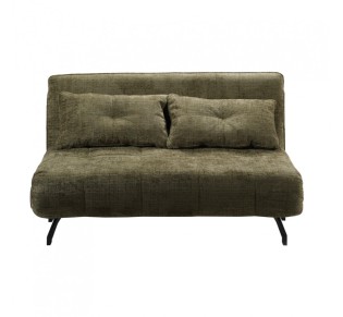 ESCADA SOFA BED 2SEAT FOLDING OLIVE GREEN 142x88xH86cm