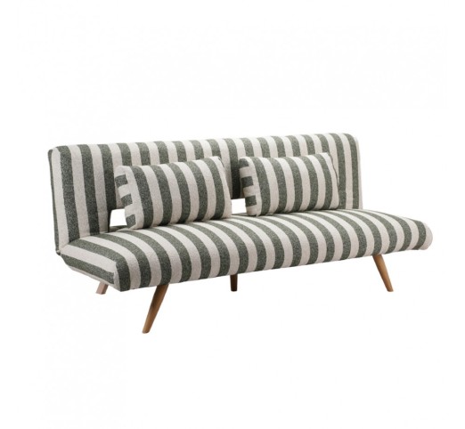 LA SPEZIA ΚΑΝΑΠΕΣ ΚΡΕΒΑΤΙ 3ΘΕΣΙΟΣ OFF WHITE ΛΑΔΙ 188x81xH88cm
