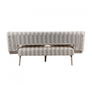 LA SPEZIA ΚΑΝΑΠΕΣ ΚΡΕΒΑΤΙ 3ΘΕΣΙΟΣ OFF WHITE BEIGE 188x81xH88cm