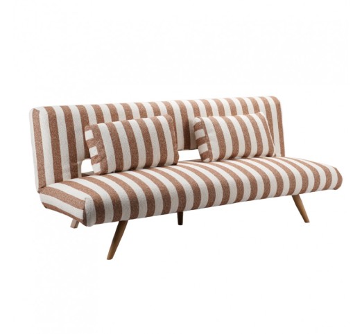 LA SPEZIA SOFA BED 3SEAT OFF WHITE TERRACOTTA 188x81xH88cm