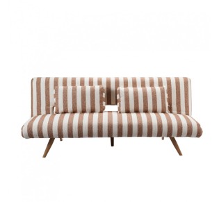 LA SPEZIA ΚΑΝΑΠΕΣ ΚΡΕΒΑΤΙ 3ΘΕΣΙΟΣ OFF WHITE TERRACOTTA 188x81xH88cm