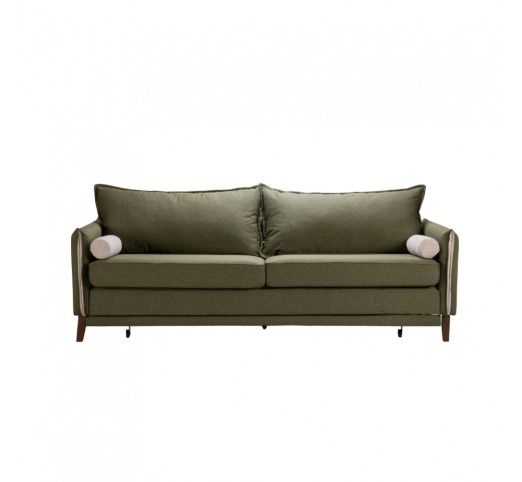 COMMODO ΚΑΝΑΠΕΣ ΚΡΕΒΑΤΙ 3ΘΕΣΙΟΣ ΛΑΔΙ ΓΚΡΙ 230x81xH88cm
