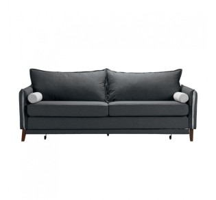 COMMODO ΚΑΝΑΠΕΣ ΚΡΕΒΑΤΙ 3ΘΕΣΙΟΣ ΑΝΘΡΑΚΙ ΓΚΡΙ 230x81xH88cm