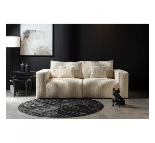 BULLET ΚΑΝΑΠΕΣ 3ΘΕΣΙΟΣ OFF WHITE AMBIENCE 02 232x101xH92cm