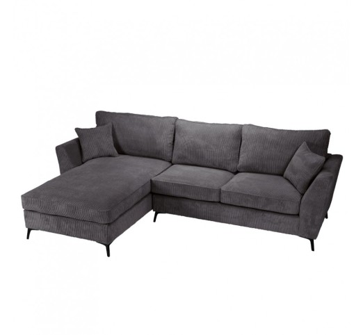 BOEL SOFA CORNER LEFT GREY 280x170xH92cm
