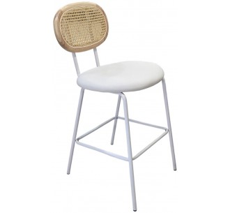 Mila Η65 metal stool with...