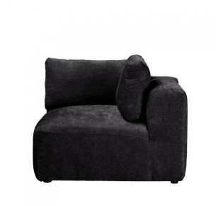 BOX ARMCHAIR WITH ARM REVERSABLE ANTRACITE VOGUE 17 107x107xH85cm