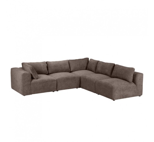 BOX ARMCHAIR BROWN VOGUE 5 82x107xH85cm