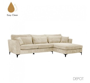 FOREVER SOFA CORNER RIGHT BEIGE 316x185xH92cm