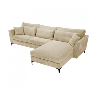 FOREVER SOFA CORNER RIGHT BEIGE 316x185xH92cm