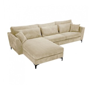 FOREVER SOFA CORNER LEFT BEIGE 316x185xH92cm