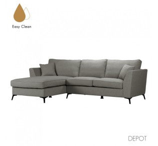 BOEL SOFA CORNER LEFT GREY 280x170xH92cm