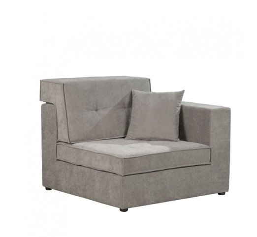 MEXICO ARMCHAIR WITH ARM GREY 101x101xH83cm