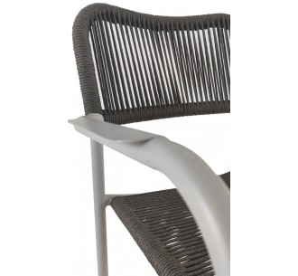 Braulia aluminum rope armchair 2