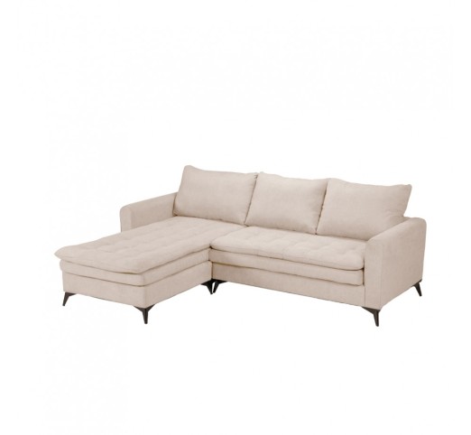SCANDALO ΚΑΝΑΠΕΣ ΓΩΝΙΑ ΑΝΑΣΤΡΕΨΙΜΗ CREAM ASTI 1 265x188xH99cm