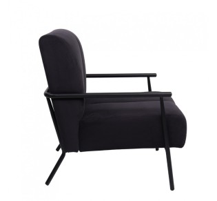KIOTO ARMCHAIR BLACK 64x76xH81cm