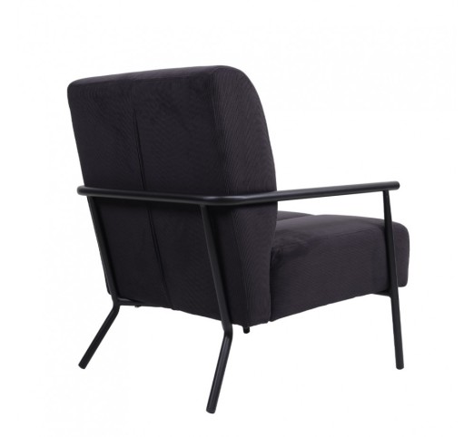 KIOTO ARMCHAIR BLACK 64x76xH81cm