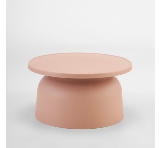 DOMI COFFEE TABLE SALMON 67x67xH36cm