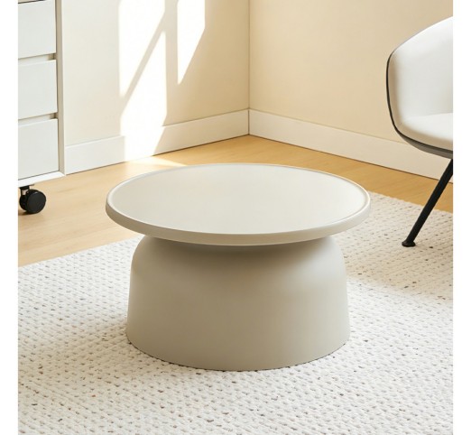 DOMI COFFEE TABLE TAUPE 67x67xH36cm