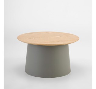 ZENTRA COFFEE TABLE NATURAL GREY 70x70xH39cm