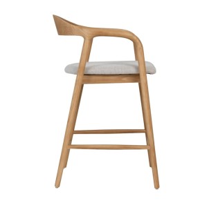 TUTTO STOOL BAR OAK BEIGE 62x56xH93cm