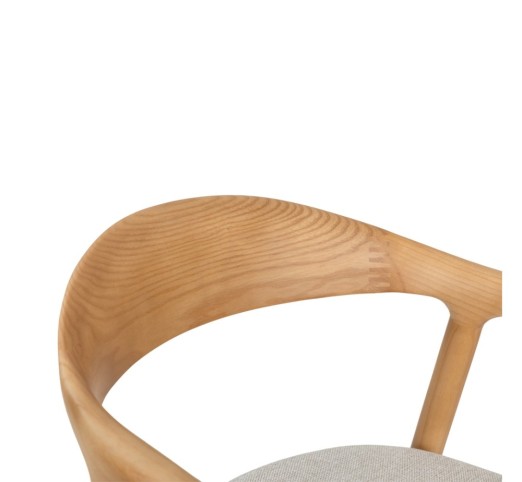 TUTTO STOOL BAR OAK BEIGE 62x56xH93cm