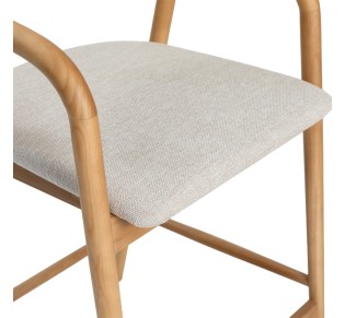 TUTTO STOOL BAR OAK BEIGE 62x56xH93cm