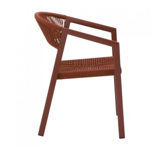 MAGIC ARMCHAIR TERRACOTTA 56x59,5xH80cm