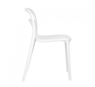 SMITH CHAIR WHITE 53x41xH80cm
