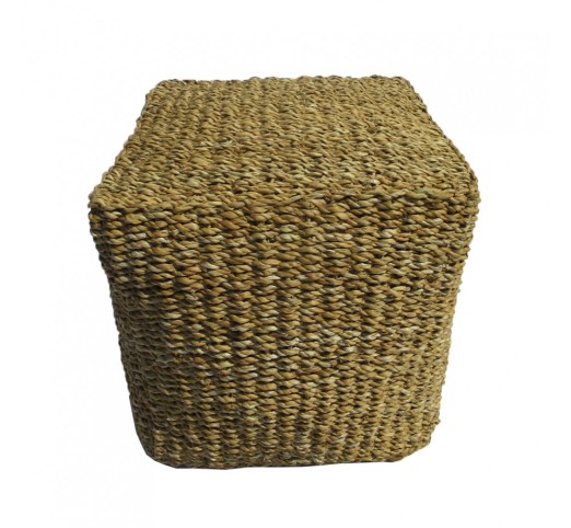 NEREA POUF NATURAL 40x40xΗ40cm