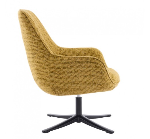 TIFFANY ΠΟΛΥΘΡΟΝΑ ΠΕΡΙΣΤΡΕΦΟΜΕΝΗ ΚΙΤΡΙΝΟ ΜΕ PATTERN 80x75xH90cm