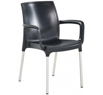 Norman aluminium armchair
