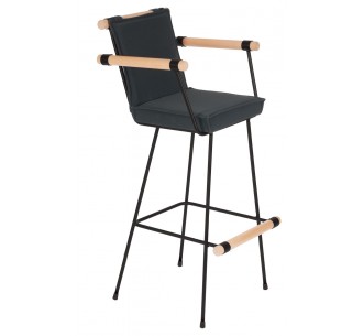 Funky metal bar stool 2