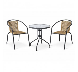MIKA Set Table Ø60cm & 2...
