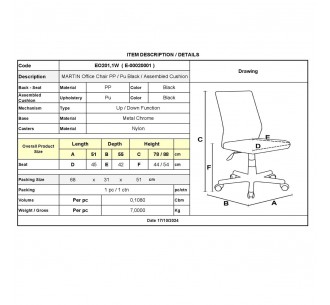 MARTIN Office Chair PP/Pu... 2