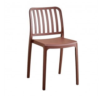FLIP CHAIR BROWN 41x41xH79cm