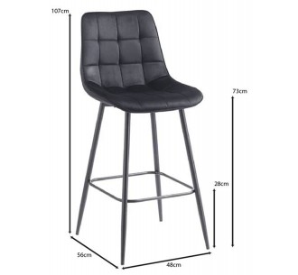 MYRIAM Bar Stool / Metal... 2