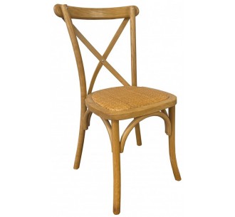 Crossback Rattan Wooden...