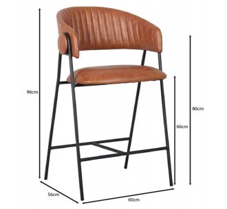 ALFRED Bar Stool / Black... 2